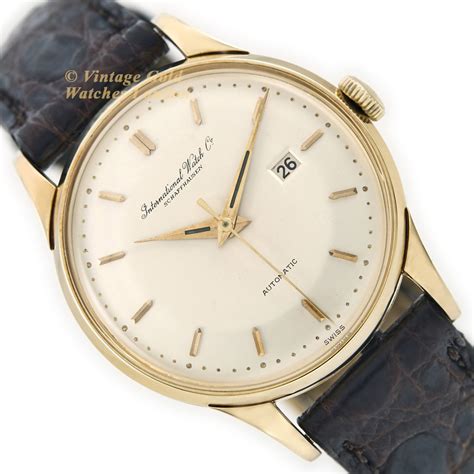 vintage iwc 8521 14k|IWC Vintage Watch 14K Gold Pellaton 8521 from aprrox. 1954 .